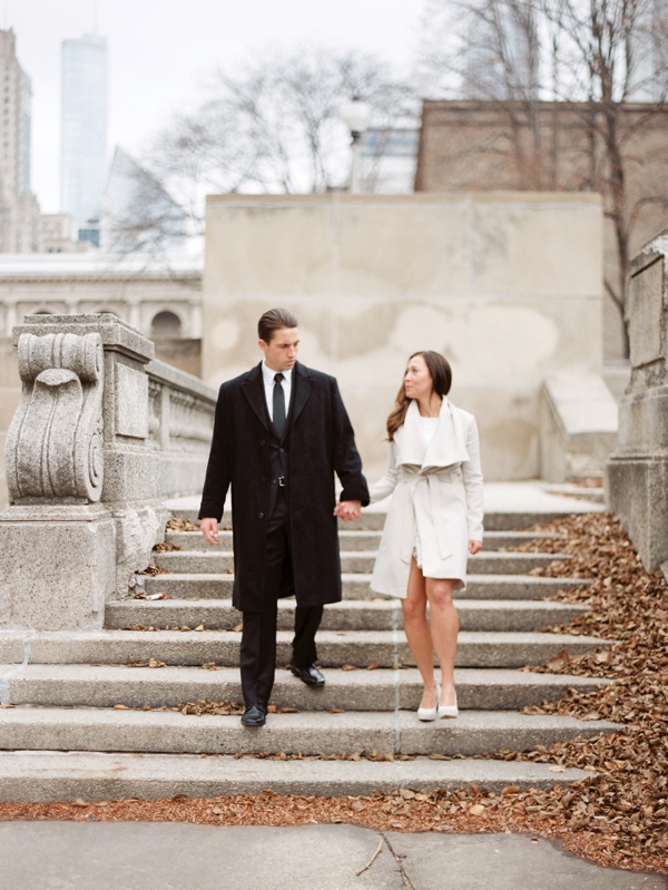 monica and ross chicago loop engagement_0001