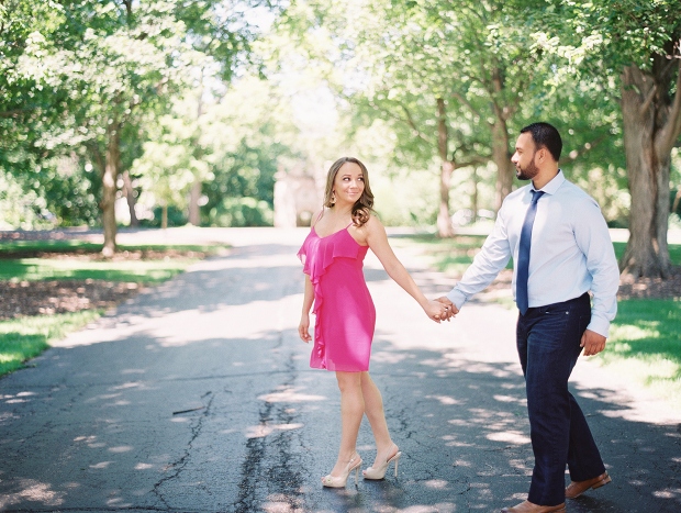 Britta Marie Photography Cantigny Park Film Photography Engagement Session_0002